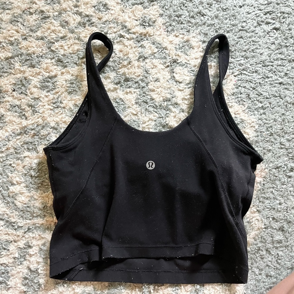 Lululemon black Logan tank size 6